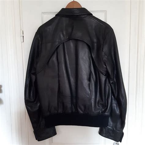 dior homme leather jacket ebay|dior jacket price.